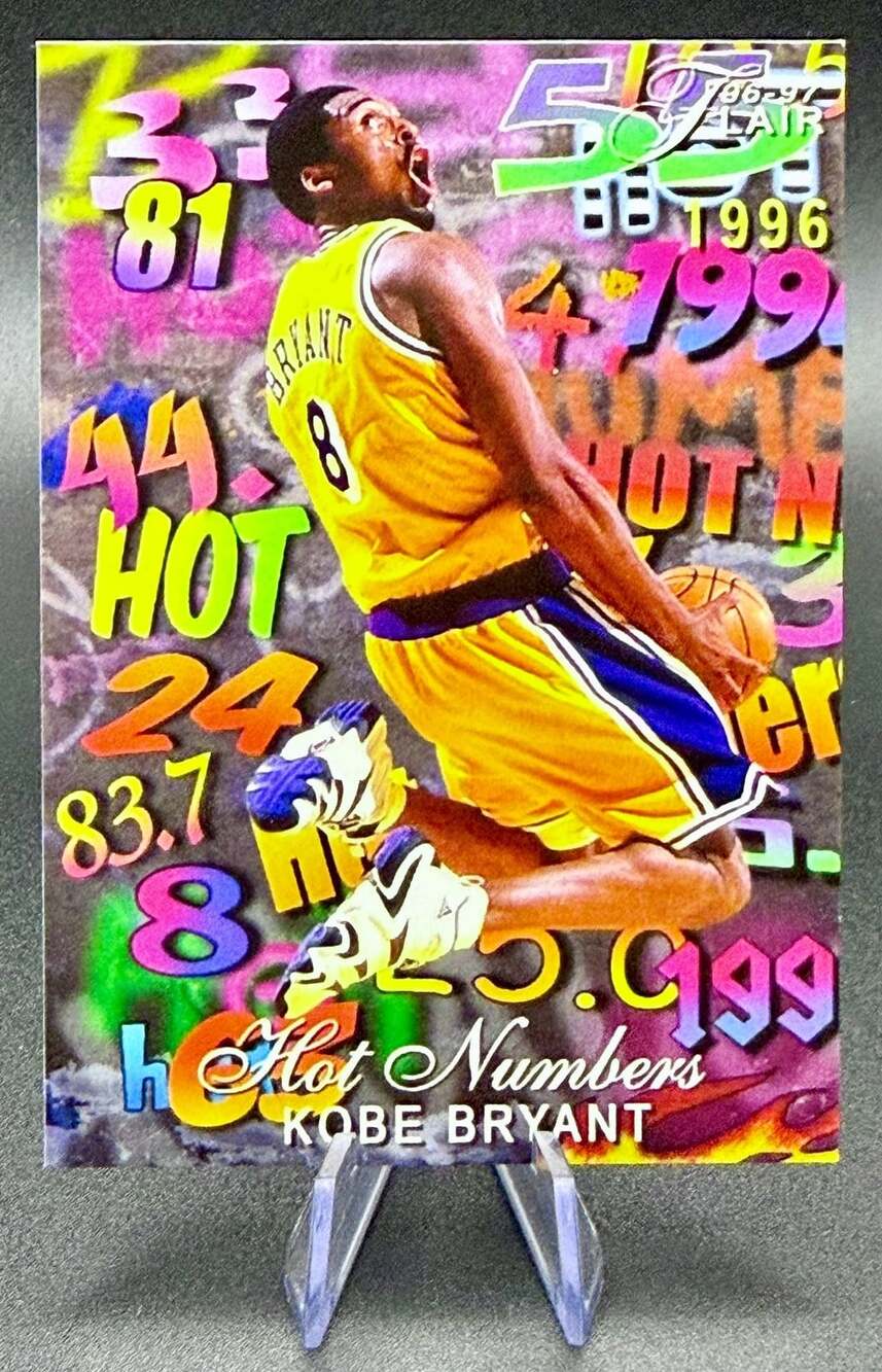 Kobe Bryant Hot Numbers Novelty Art Card Limited Edition to 8